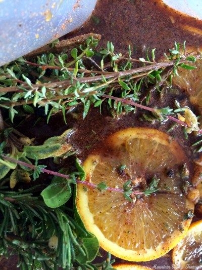 English Thyme citrus marinade